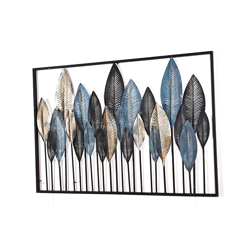 Hot Sale Modern Wall Decoration Metal Leaf Flower Wall Hanging 3d Wall Hanging