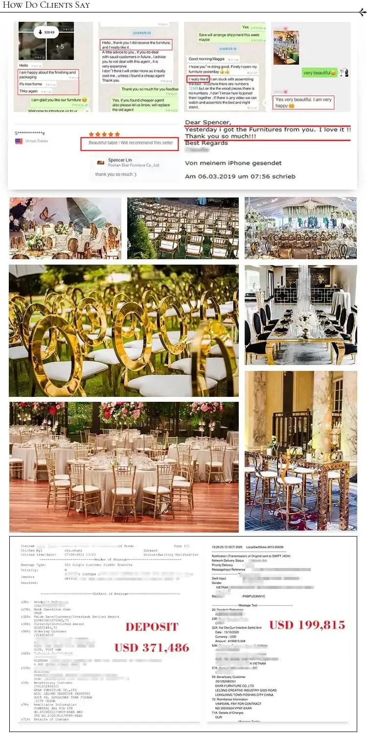 round back wedding chairs