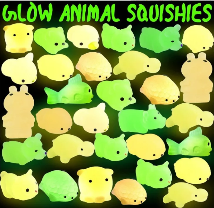 Mochi Squishies Kawaii Squishy игрушки для вечеринок животные сжимаемые снятия стресса мальчиков и девочек Подарки на день рождения