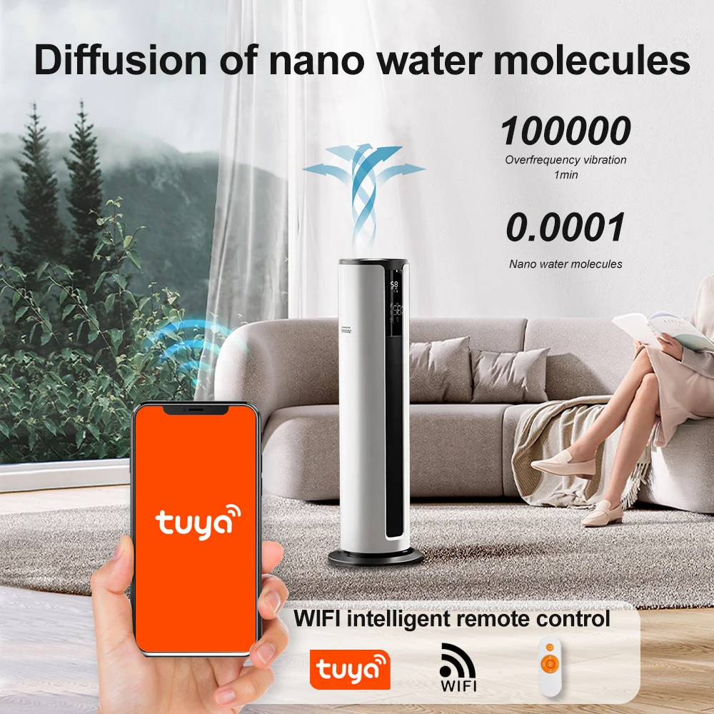 Fog diffusion 9L large capacity room Ultrasonic Humidifier bedroom commercial air home essential mist maker wholesale