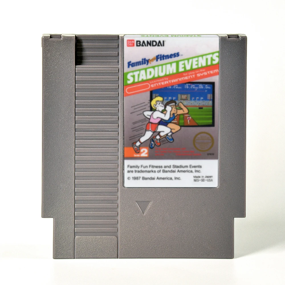 Top Quality PCB Game Card 72 Pins 8 Bit Game Cartridge For NES - Stadium Events