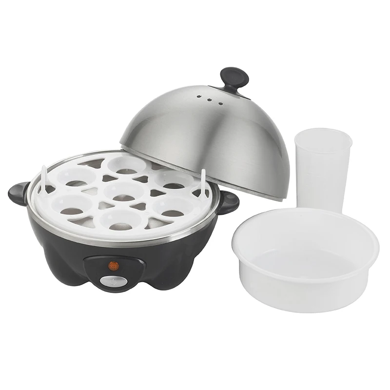 2024 Factory 7 slots 360W fast cooking poached egg maker simple stainless steel egg cooker