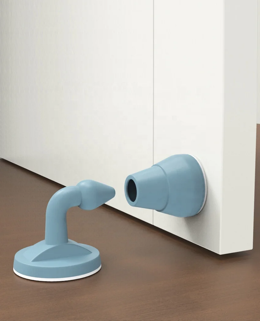 High Quality ABS Silent Door Stopper Non-magnetic Door Stopper Posting Door Holder For Baby Care