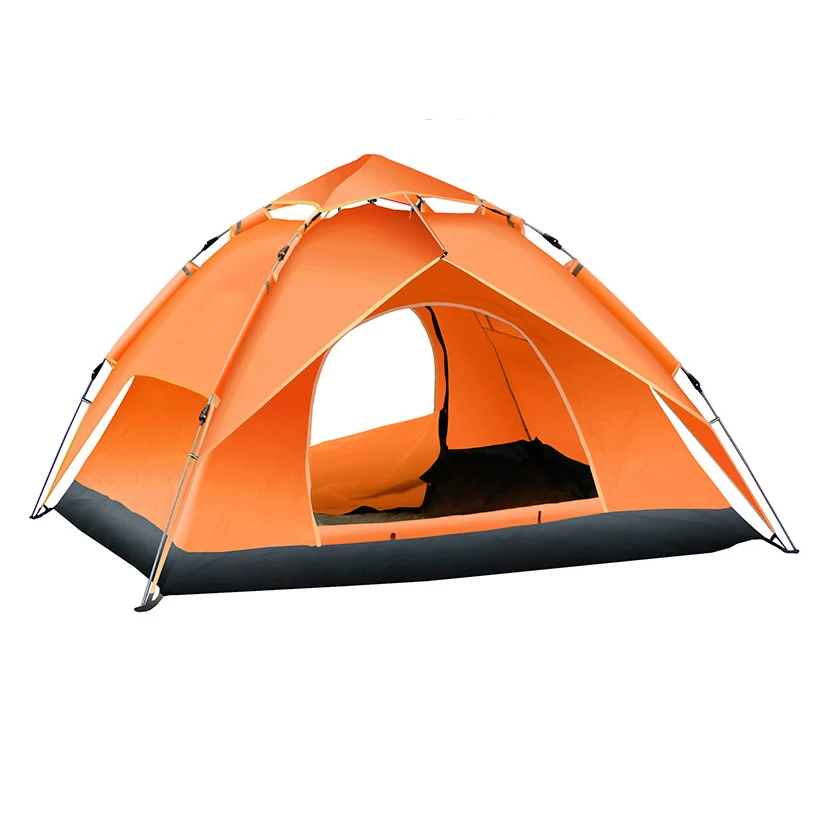 Quick-opening Pop Up Tent automatic outdoor camping tent 3-4 person Waterproof Tents with carry bag