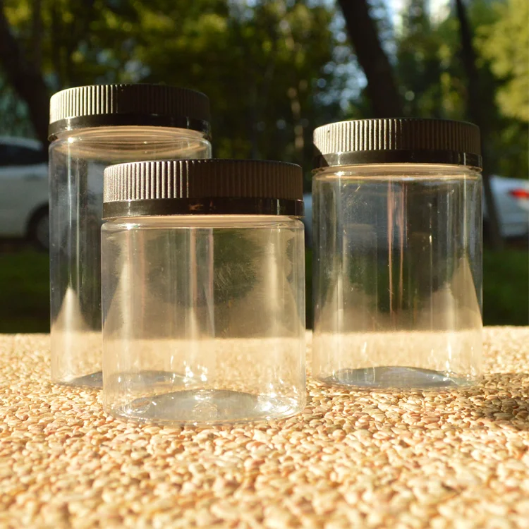 Customizable Nice Quality Reusable Plastic Jars 6 oz 8 oz 10 oz 12 oz With Child Resistance