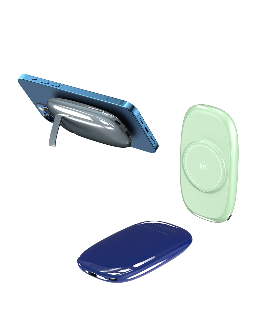 Hot Selling Mini Magnetic Wireless Power Bank for 10000mah Power Bank