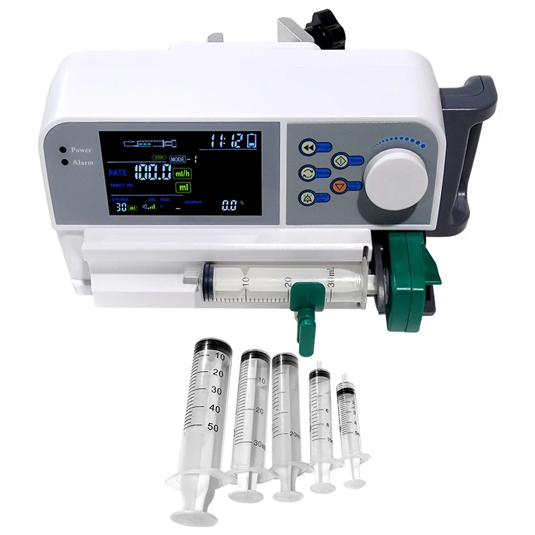5.11.14 Cheap medical veterinary syringe pumps remote control syringe pump for hospital icu vet electric syringe pump
