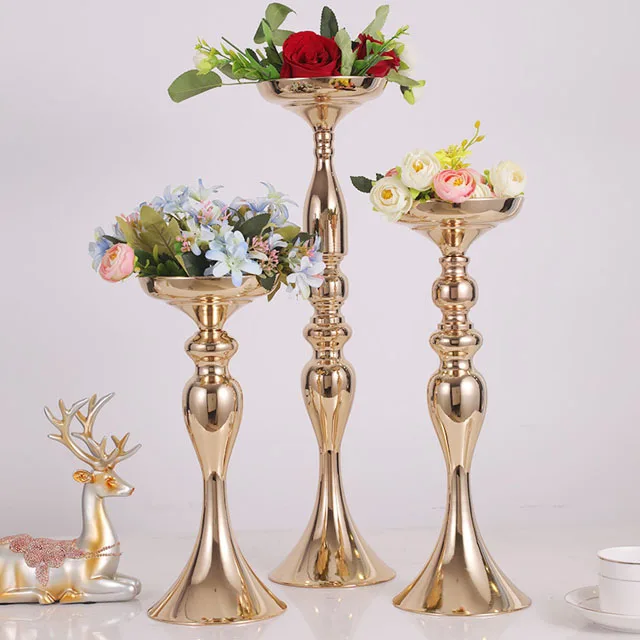 Wedding Props Candlestick Table Centerpieces Wedding Road Lead T Main Wrought Lron Vase Ornaments Decoration Mermaid Vase
