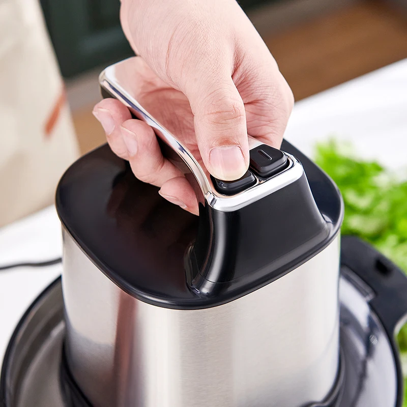 Hot sale factory price stainless steel fufu yam pounding machine big meat grinder electric yam pounder 6/8/12l Pure copper motor