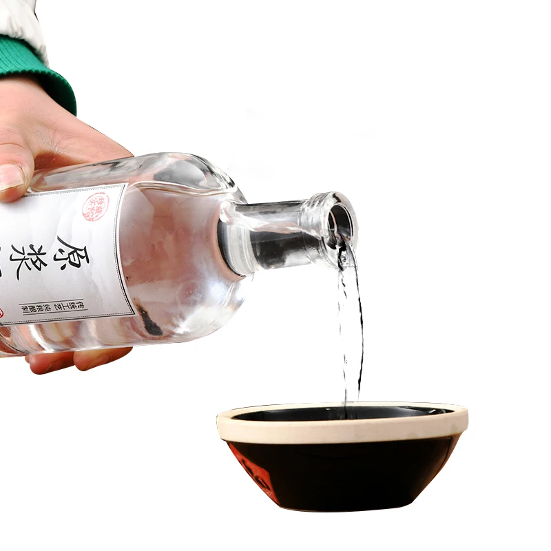 vodka brandy frosted High white wine glass bottles vodka bottle 200ML 500ML 750ML 1000ML liquor bottle