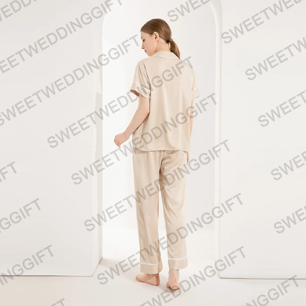 928 Girls Short Sleeve Sleepwear Nightgowns Pijamas Women Cheap Femme Pjs Mujer Pajamas For Women