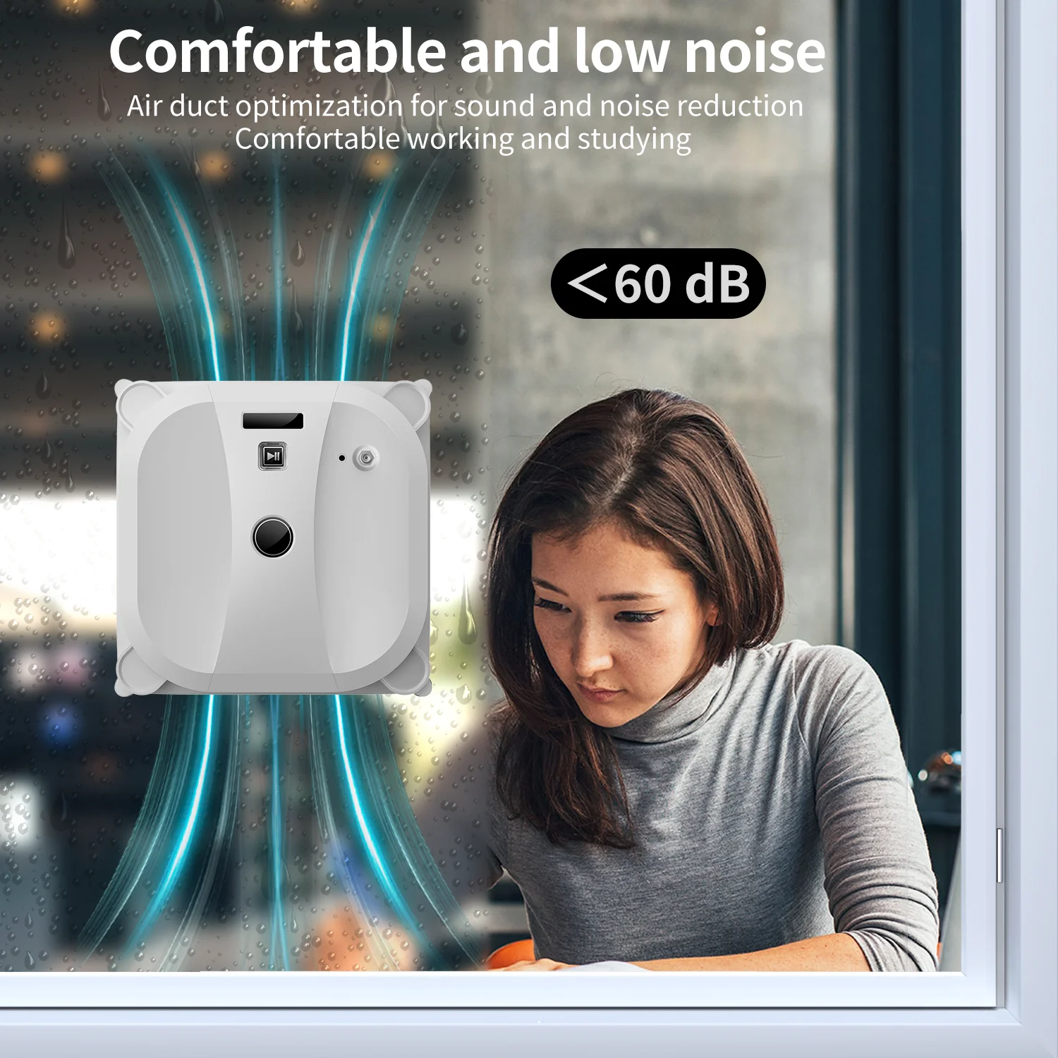 F28 High Stability OEM Customize LOGO Colour Window Cleaner Robot For Home Smart cleaning