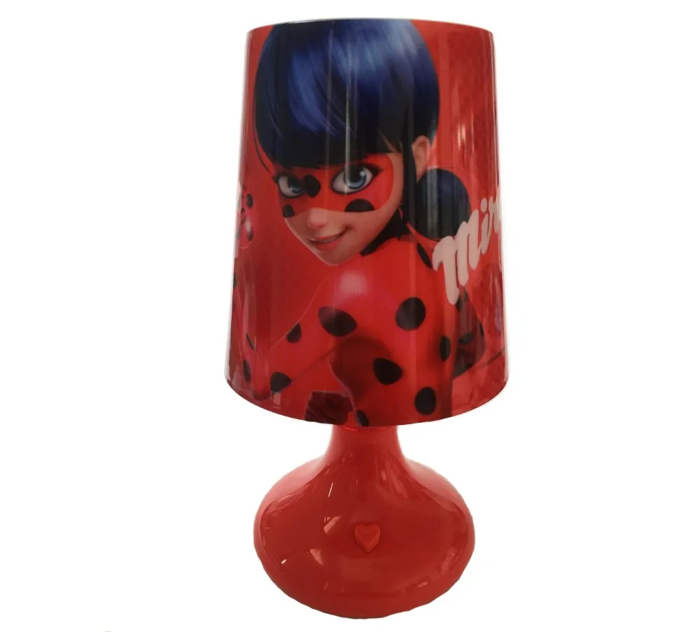 Led touch table lamp color changing cartoon image mini table kids light