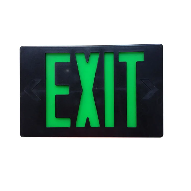 China good quality 6 inch green letters light exit