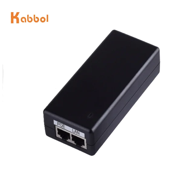 Заводская цена 48v 0.5a poe инжектор сплиттер 24V 1A 100 м/с 1000 адаптер питания для устройств AP 48V 0.5A 24w