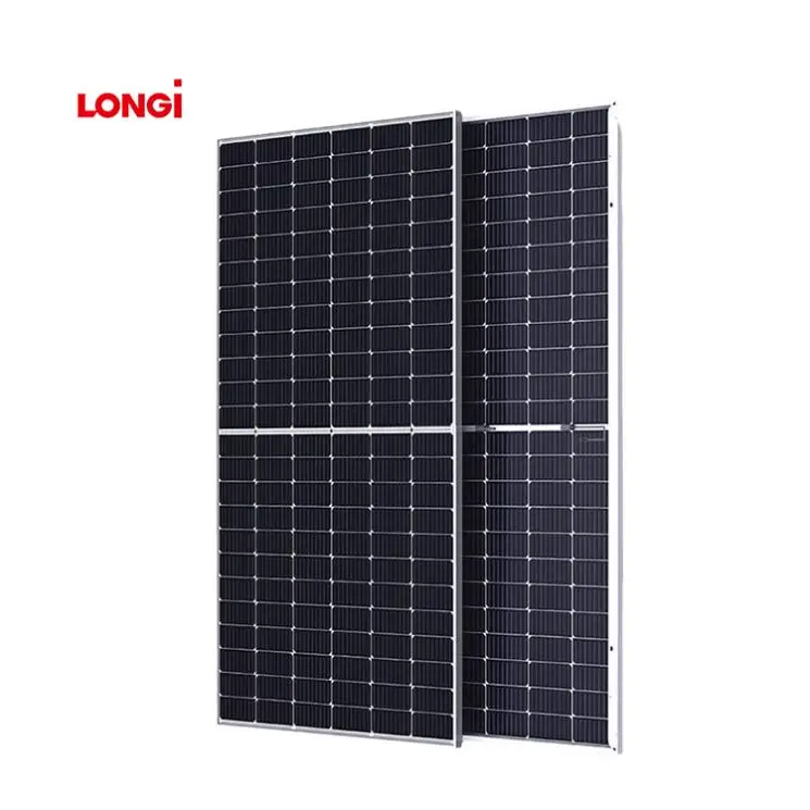 Европейский склад Longi hi mo 6 бифациальный 370 Вт 405 410 440 540 550 555 600 полностью черная солнечная панель цена