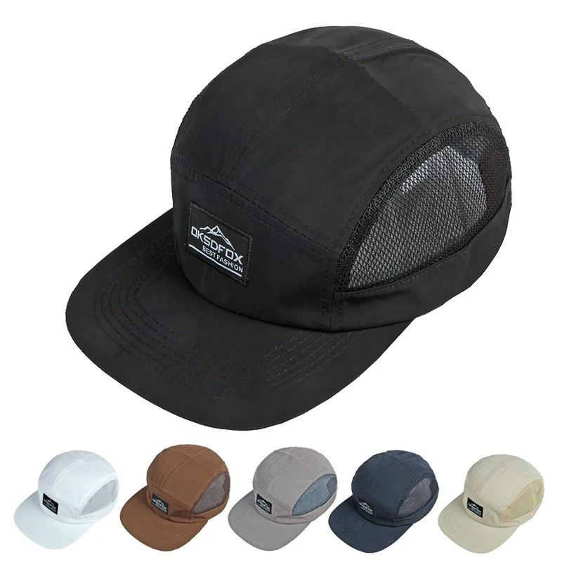 wholesale snapback waterproof running five panel camp cap new york baseball sport cap nylon 5 panel caps and hats