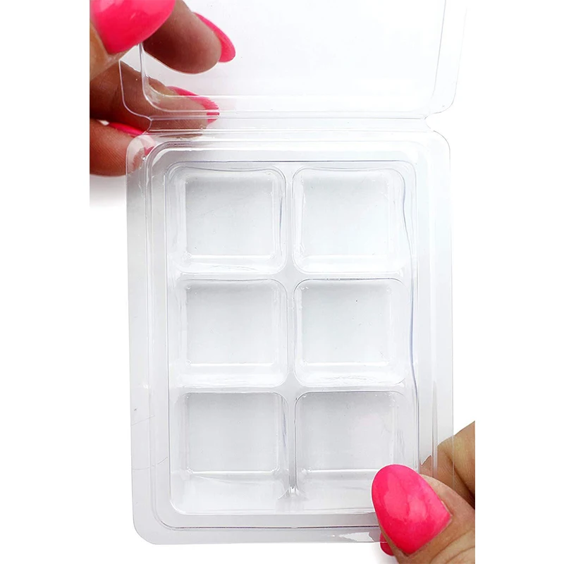 Double Clear Box Packing Eco Friendly Plastic Packaging Clam shell Melts Wax Blister Tray