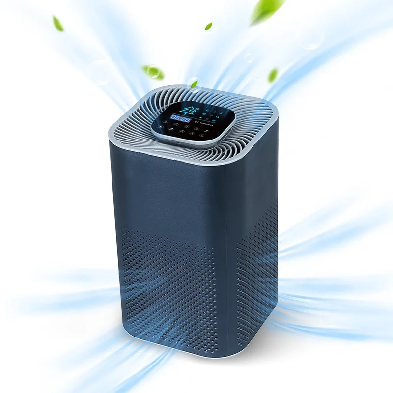 Low noise desktop air purifier machine large room air purifier cleaner for home with  13/14  Activated Carbon HEPA filter