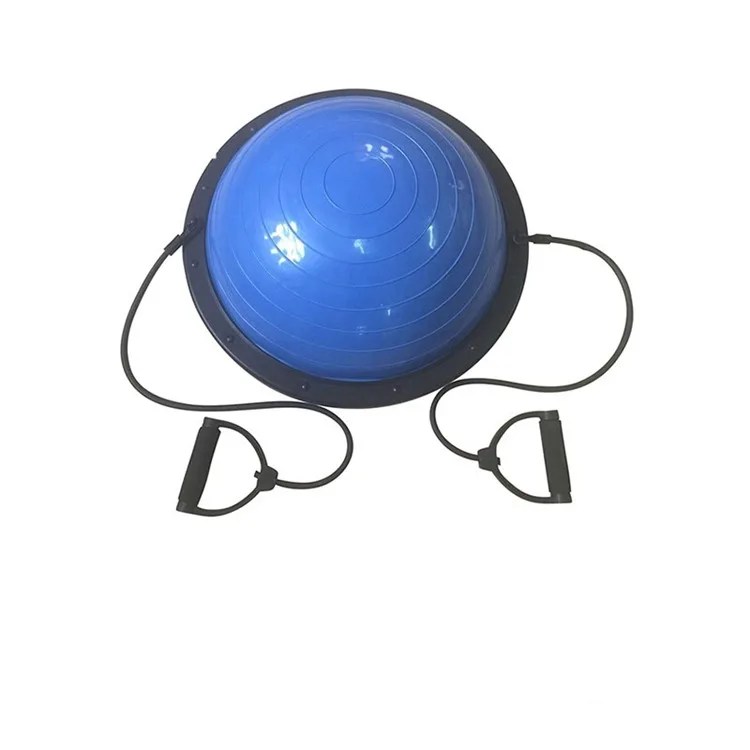  High Density And Durable Smooth Half Pilates Ball PVC Exercise 60cm Diameter Balance