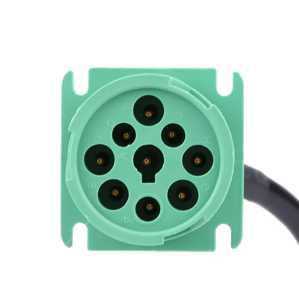 
9 Pin to OBD2 Interface Truck Y-Cable Adapter OBDII Y Splitter Connector Truck 16Pin Male to Female J1939 