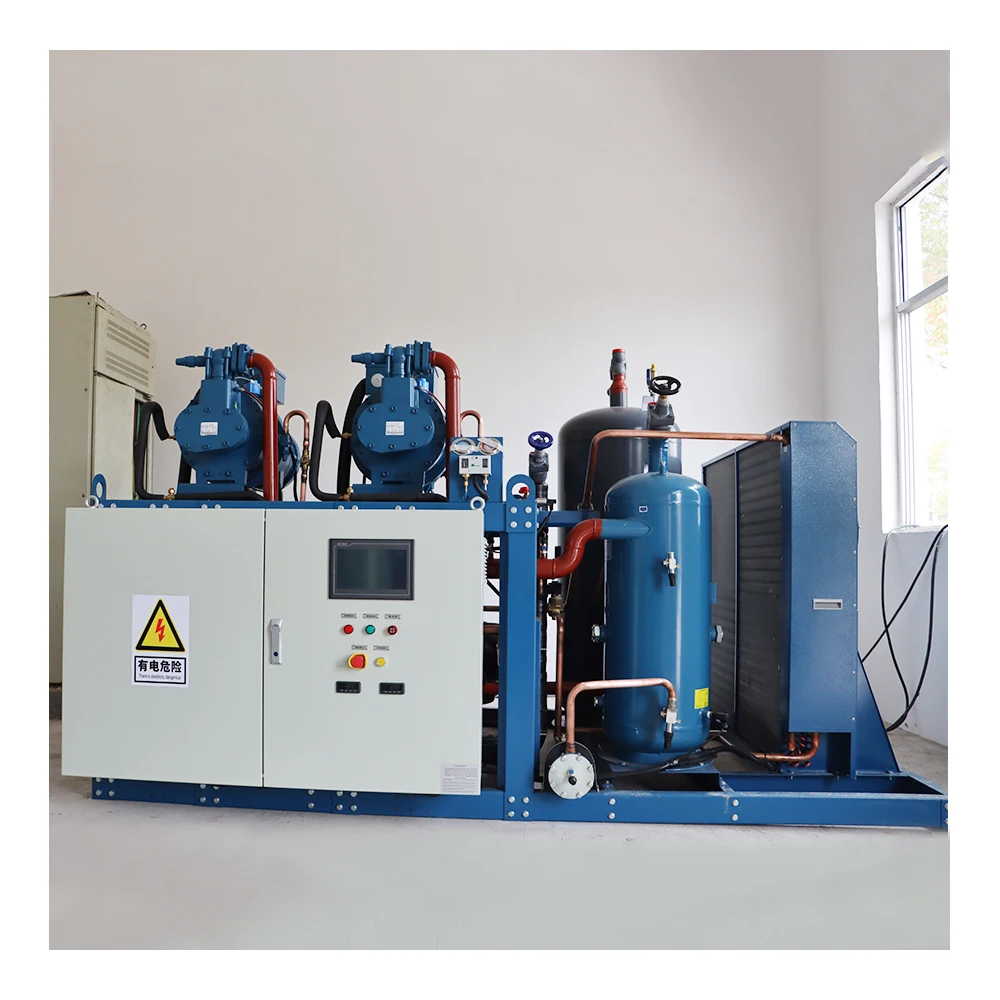 heat exchange equipment System Condenser Unit Refrigeration Freezer Condensing Unit refrigeration air compressor drier