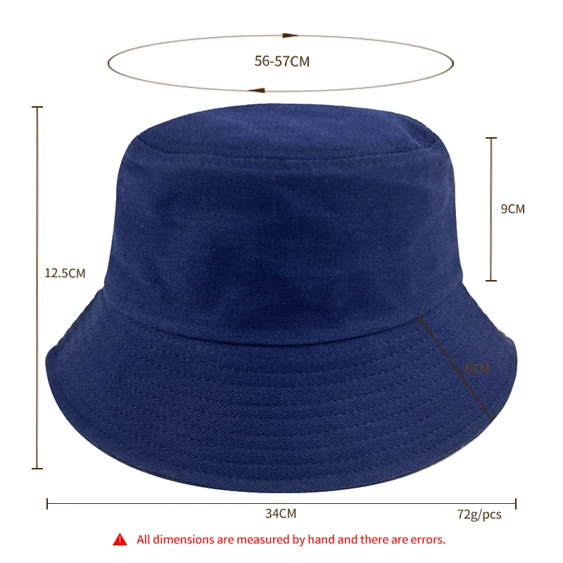 Wholesale Cotton Visor Sun Customized Logo Embroidery Bucket Hat Fisherman Designed Women Custom Bucket Hat
