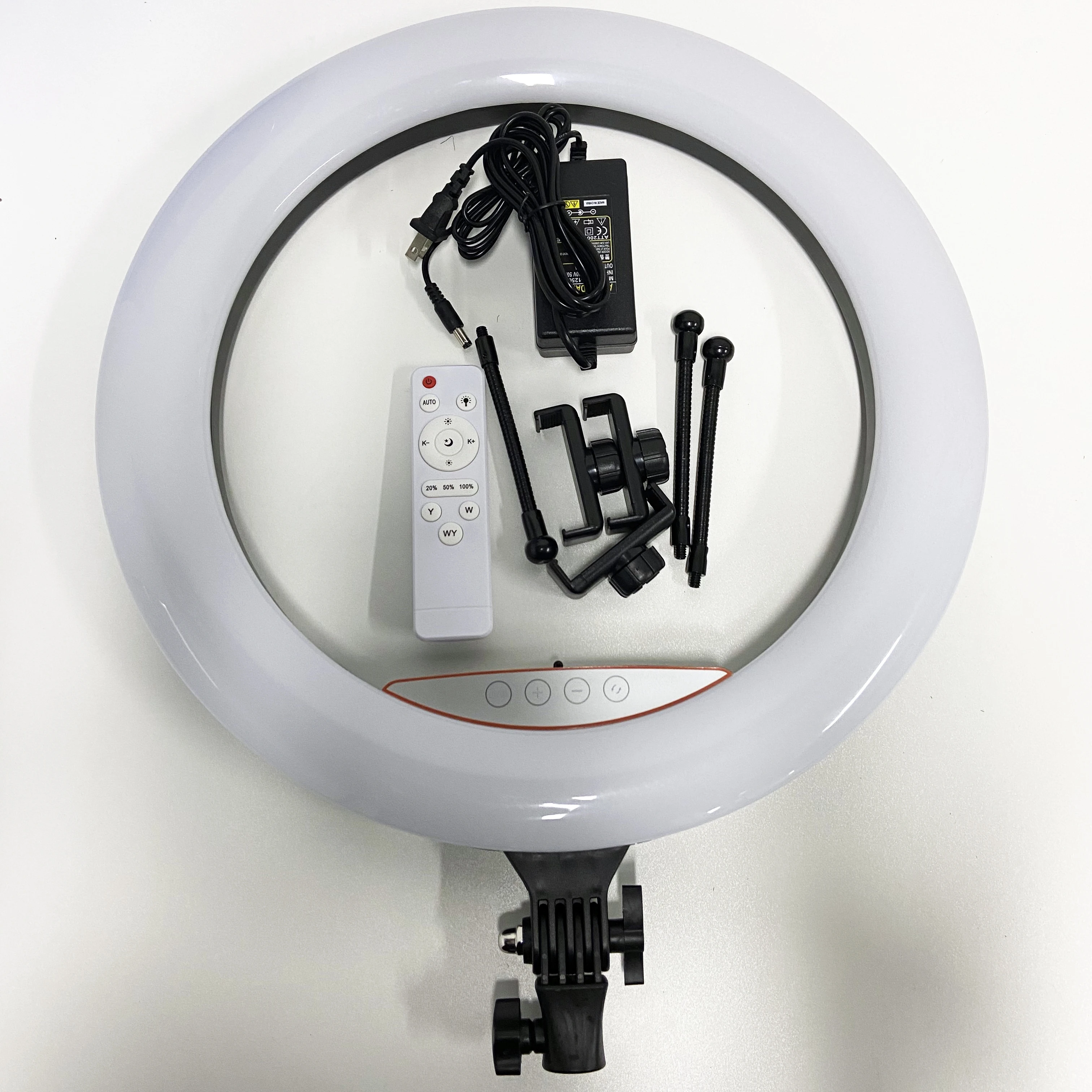 China Ring Light Manufacture For Camera Make up touch screen 18inch ring light with remote 45cm Ring fill light