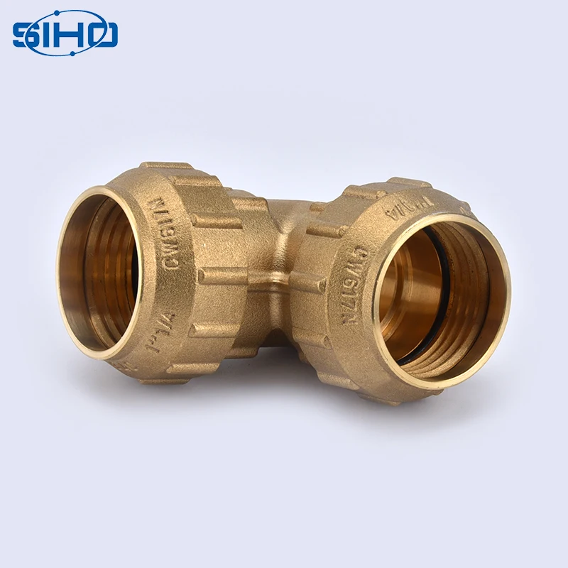 China manufacturer brass elbow compression tube fittings with best quality