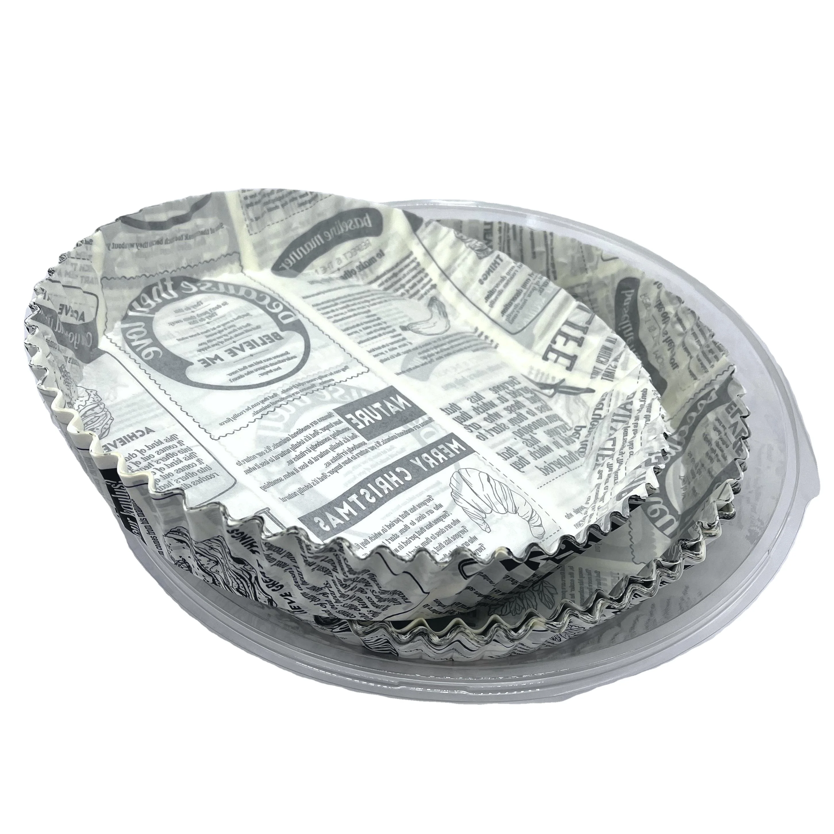 Hot Sell New Design Printed Air Fryer Parchment Paper For Frying Pan Oven Disposable Air Fryer Paper liner