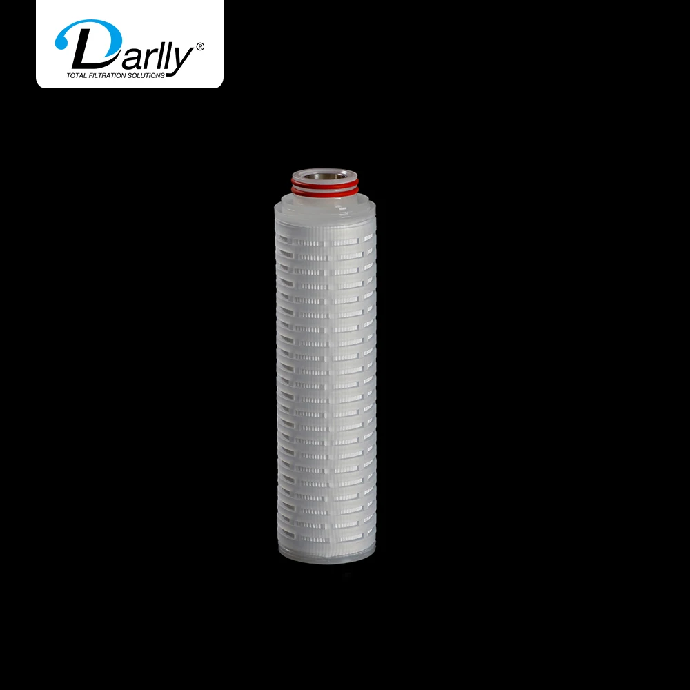 End cap 222/226 PP pleated membrane filter 5 micron for RO system column cartridge