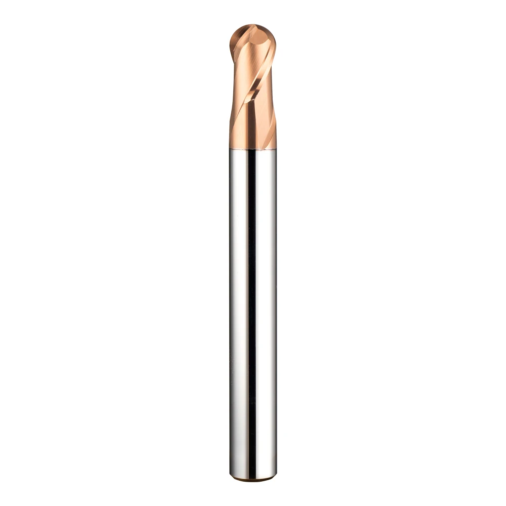 Custom factory wholesale 0.4-16mm diameter miiling cutter 4 flutes carbide end mill HRC35 HRC45 HRC55