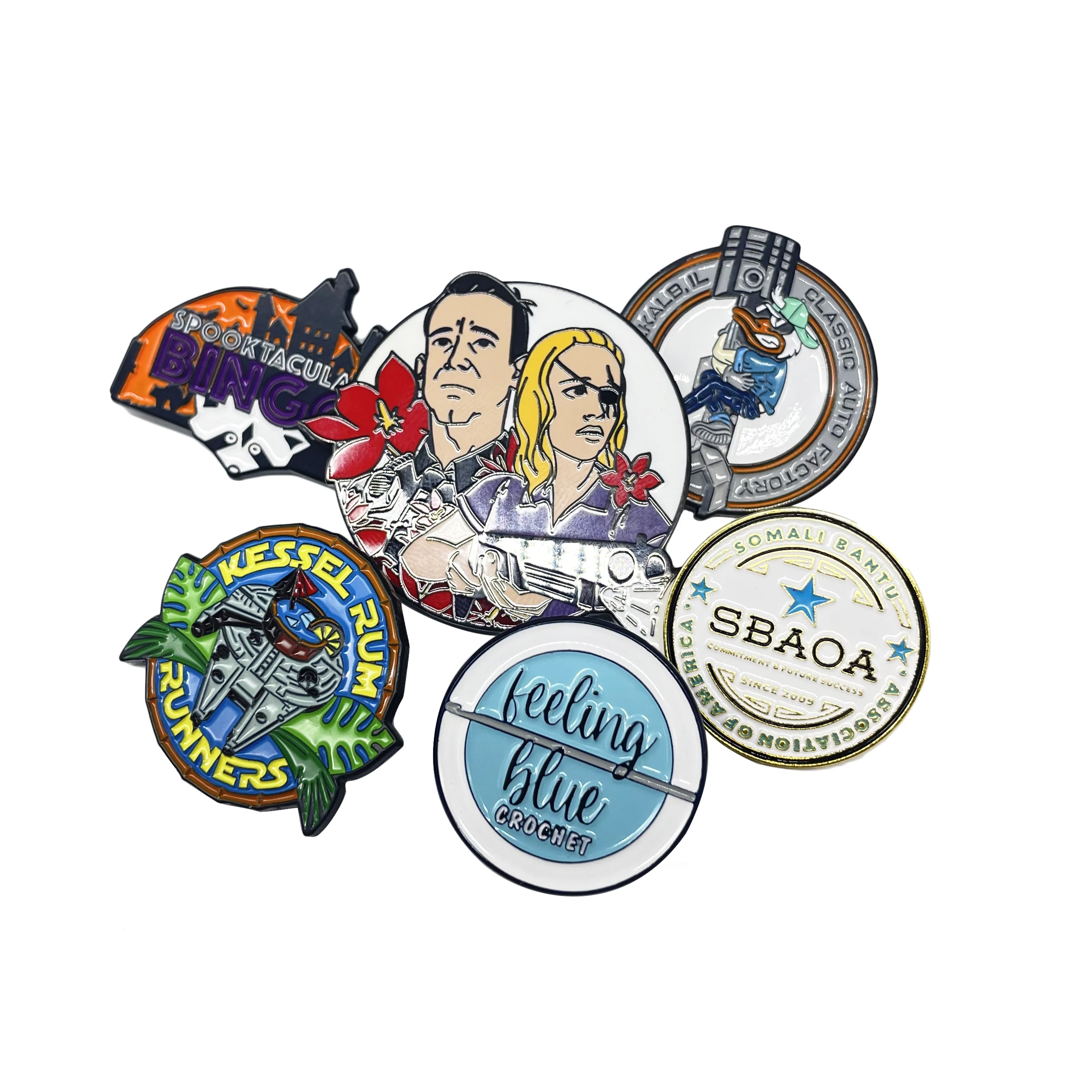 Design Hat Pins Small Gold Metal Soft Enamel Custom Button Pins Bulk Epoxy Magnet Lapel Pins