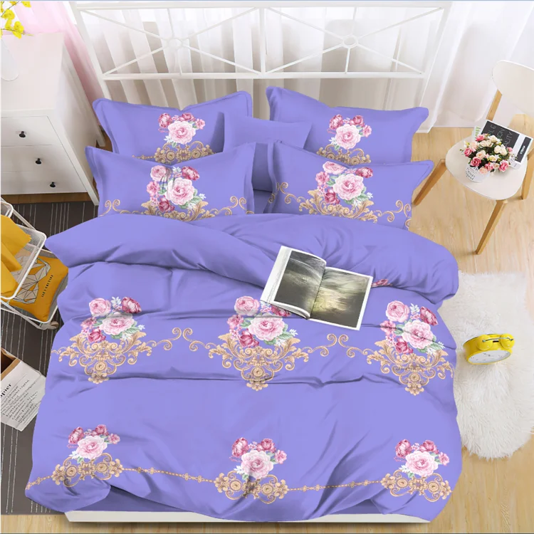 wholesale china supplier home textile cotton fabric reactive print duvet cover/quilt/bed sheet/comforter/european pillow