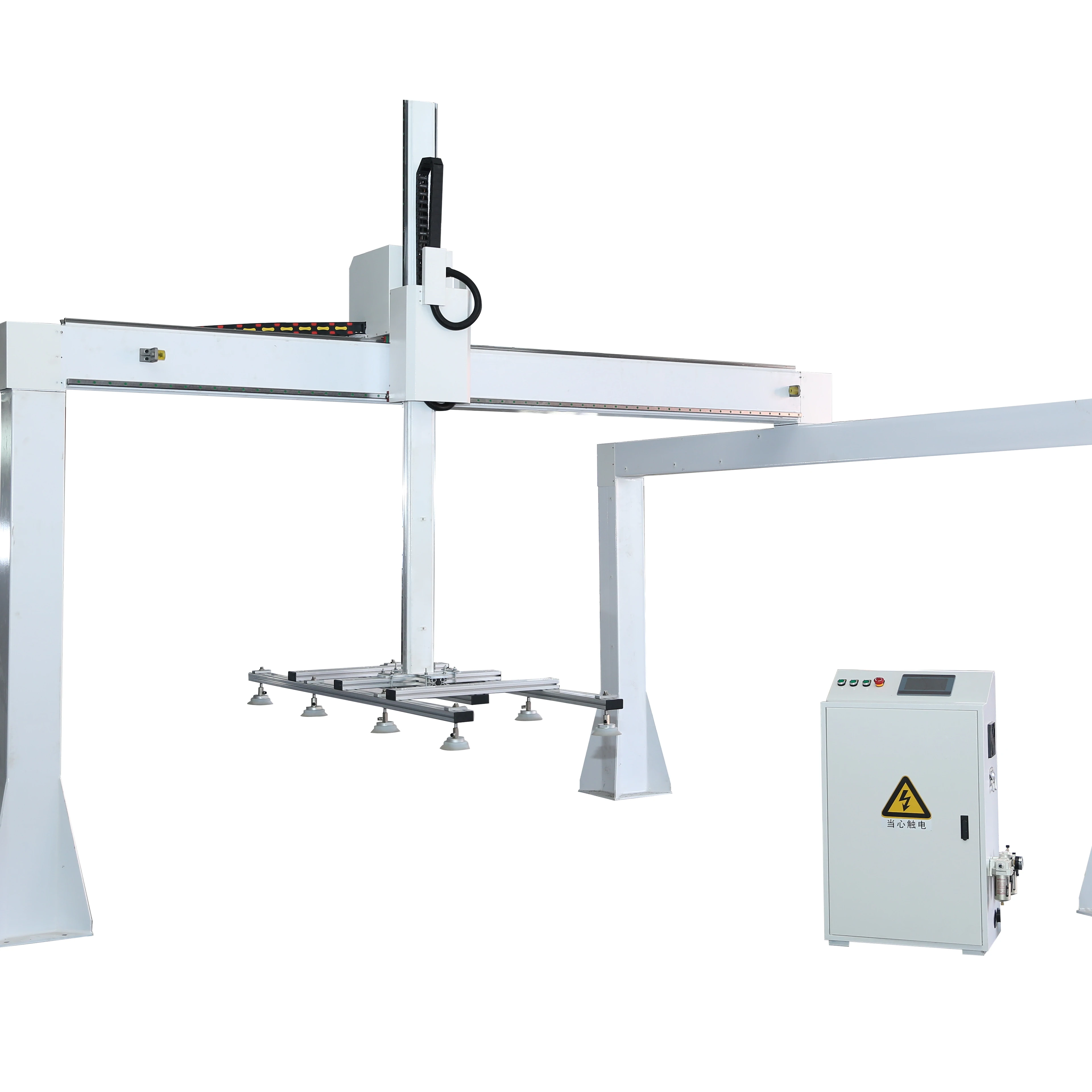 Heavy payload helical rack pinion cnc rack linear module gantry robot 3 axis manipulator