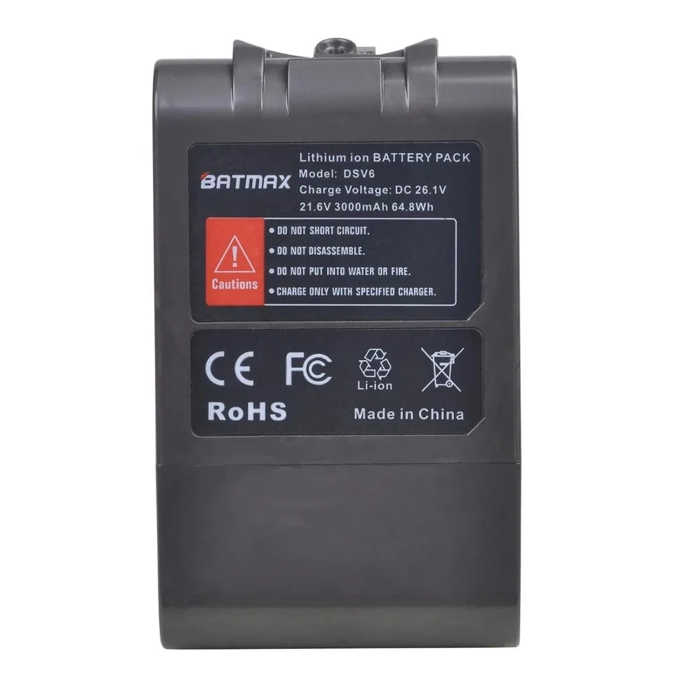 Vacuum Cleaner Battery Made with LG Cell for Dyson V6 DC58 DC59 DC61 DC62 DC74 SV09 SV07 SV03 965874-02