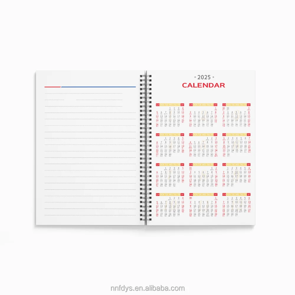 A5 Size Hardcover Spiral Notebook Simple Cover Design Custom Notebook for Students Kraft Libretas