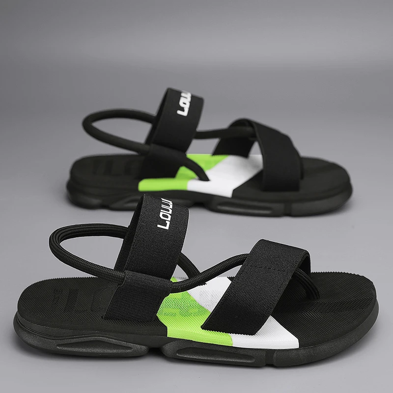 custom bulk flip flops colorful beach sandals flip flop dual use men beach flip flops flat sandal man sandals for Men