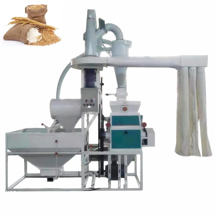 Automatic Mini Wheat Flour Mills Machinery Mini Roller 5 Ton Per Day Flour Mill Plant