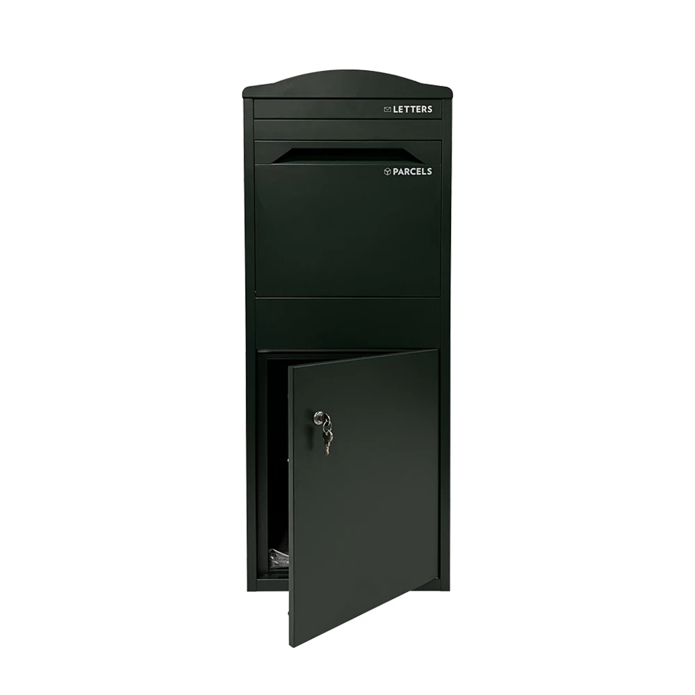 JDY High Quality Smart Parcel Box Large Curved Top Front Access Parcel Drop Box