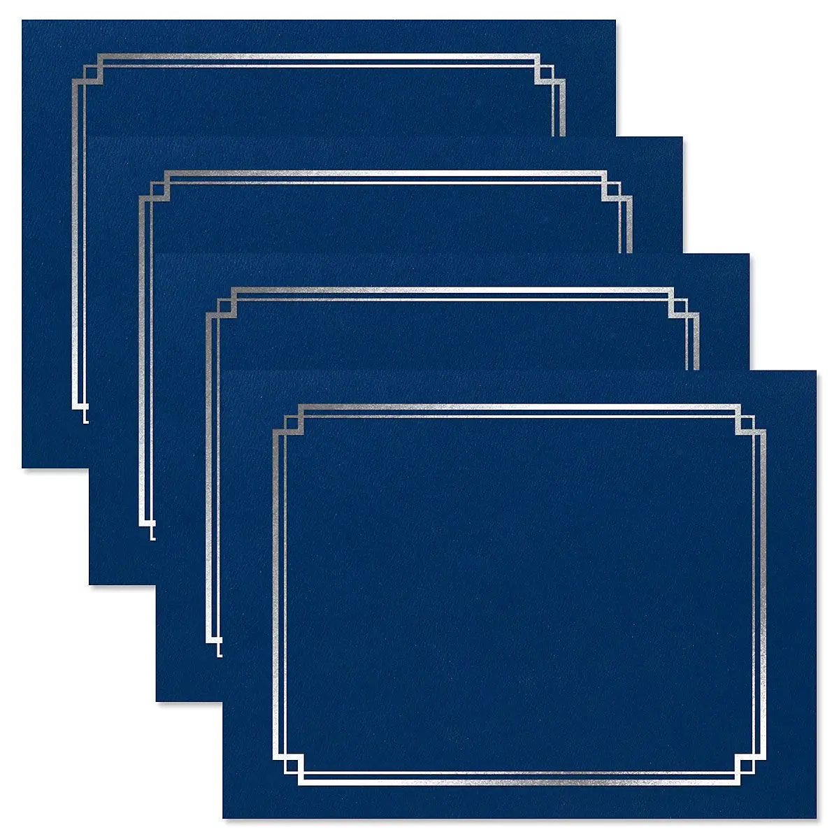 
Bespoke wholesale premium A4 paper certificate folder, double certificate holders 