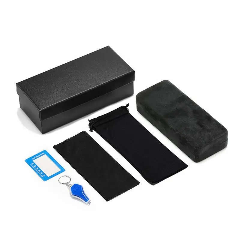 Fashion sunglasses case Eyewear Accessories Small batch customization Pull-out box leather glasses case eyeglass pouch