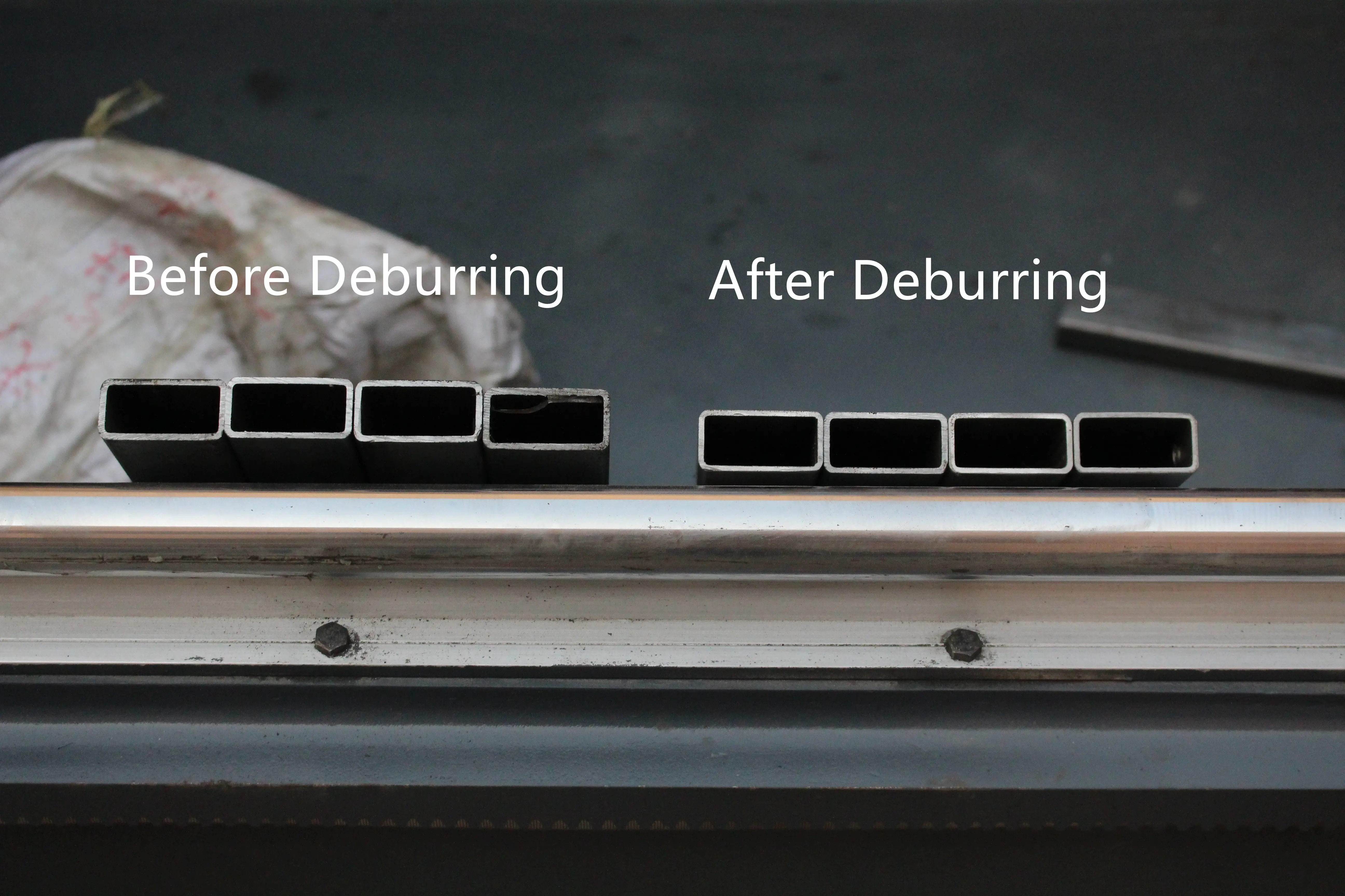 Pipe deburring machine full automatic double head metal steel deburring machine without burrs