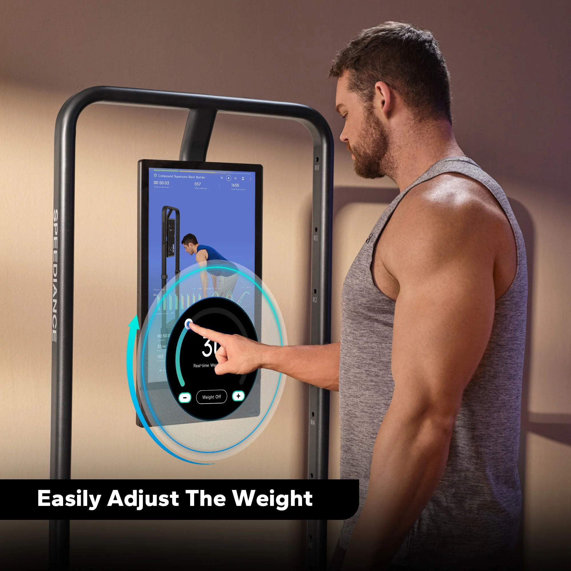 Speediance All In One Personal Trainer Fitness Gym Equipment Multi Station Gym Machine Smart Home Fitness Gym Equipment Display