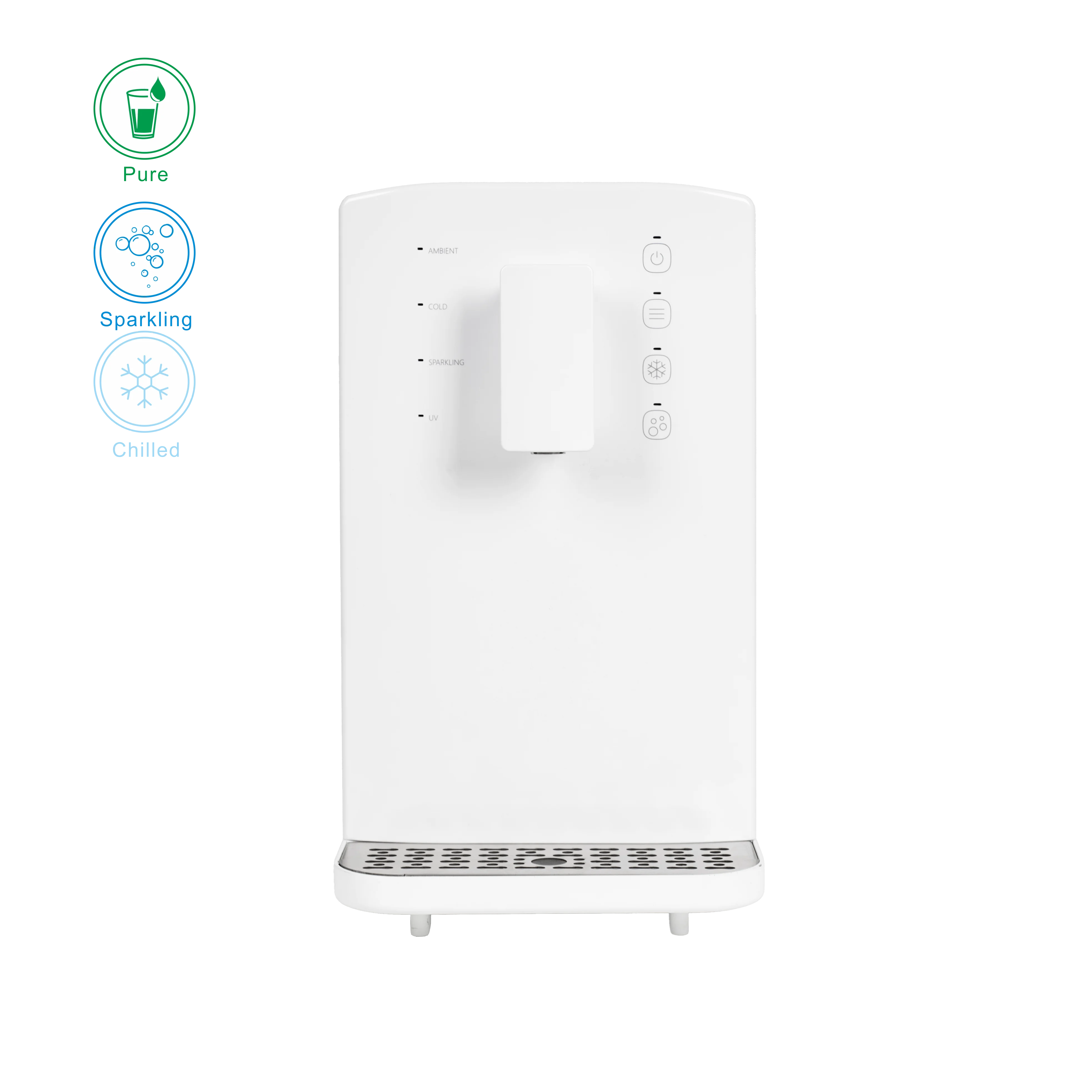 Counter Sparkling Water Chiller Machine Ice Drinking Water Maker counter top water cooler dispenser