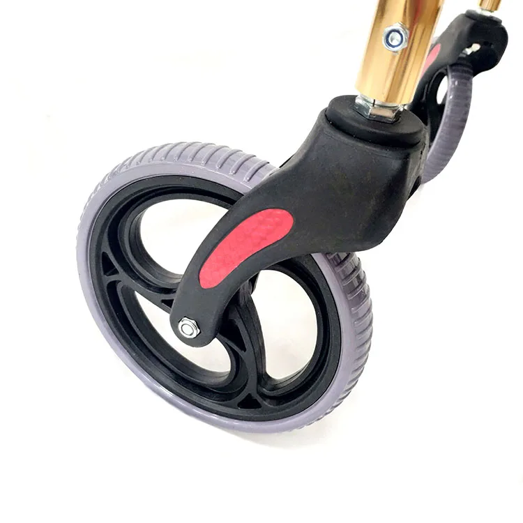 Wholesale walking assist devices folding 4 wheel rollator walker with seat and basket