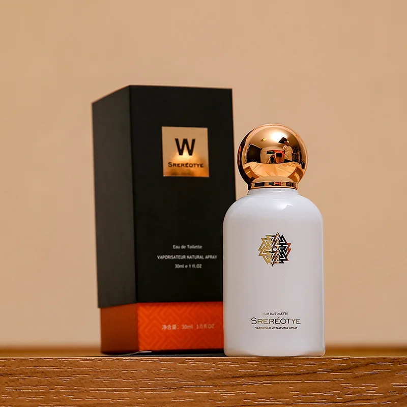 New Design Cylinder Empty Perfume Bottle Packaging Custom Luxury White black 30ml 50ml 100ml perfume spray glass bottle