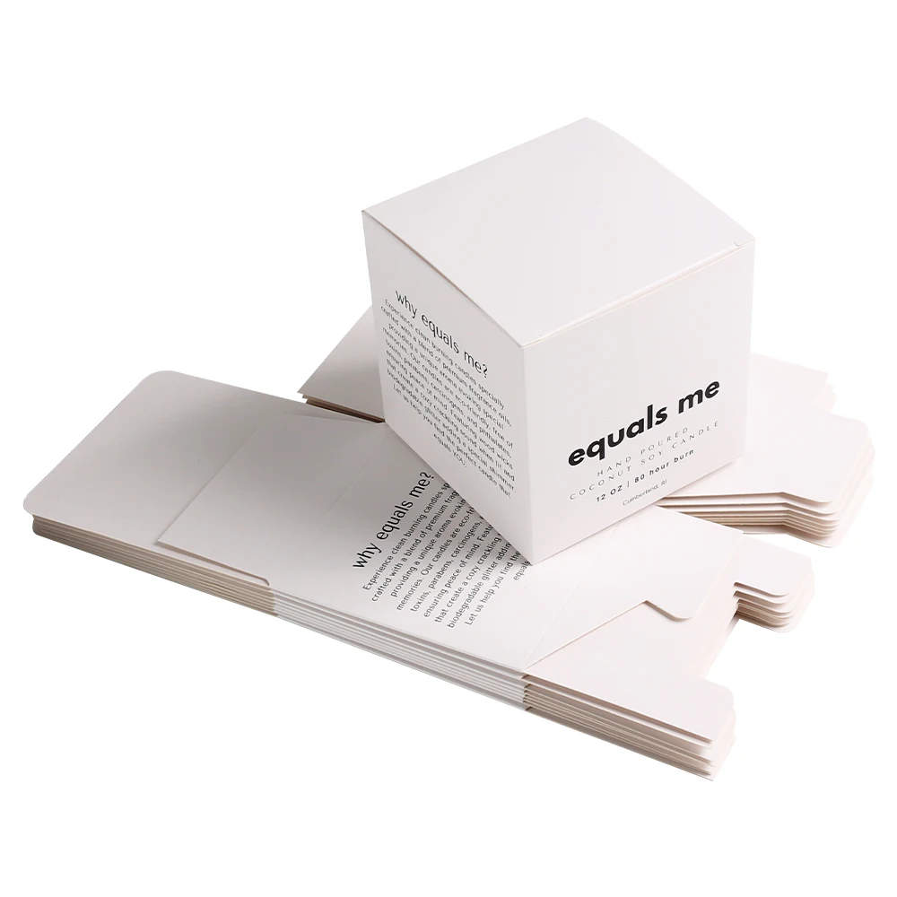Luxury Custom Candle Box Packaging 10oz 8oz  Boxes Hard Cardboard Luxury Gift Box For Candles