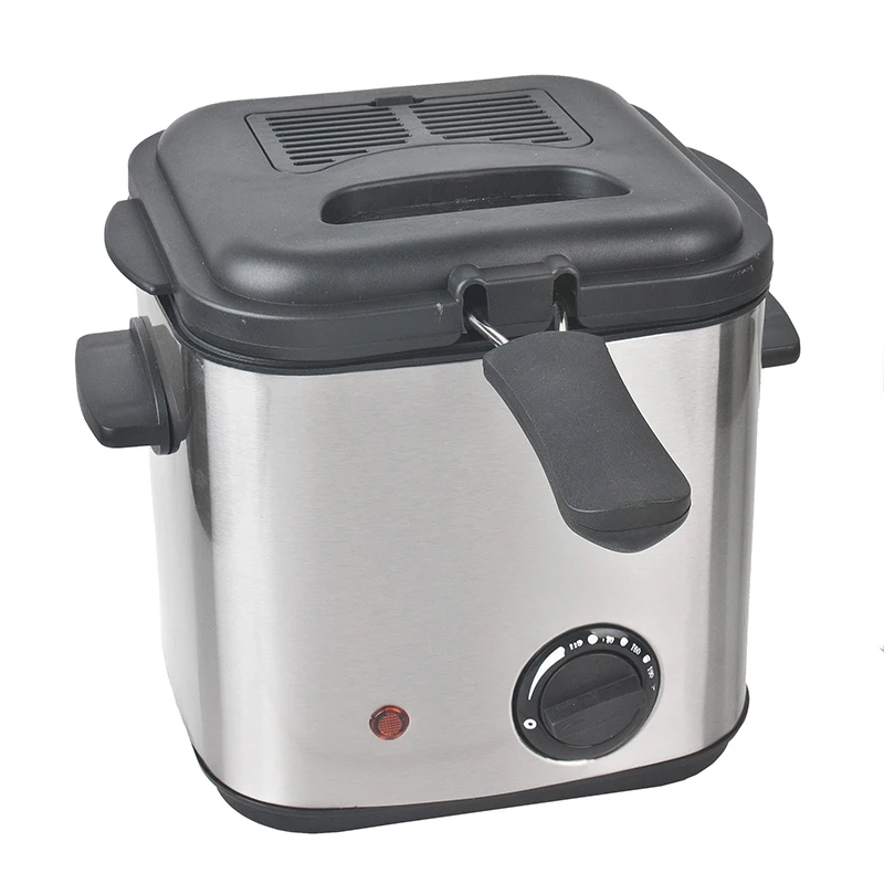 Premium Stainless Steel Small Mini Electric Oil Deep Dryer Fryer 1.5L with Basket 220V 120V for Sale