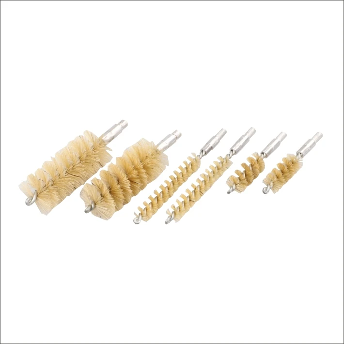 BoreKare Hight quality .17~50 .22~50 10GA~28GA 410 Caliber soft texture hog bristle brush cleaning kit